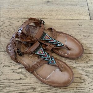 Trask‎ Beaded Women’s Sandals Size 8.5 M